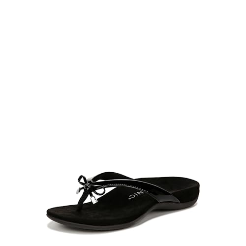 Vionic Damen Rest Bella II Zehentrenner-Sandale, Schwarz (schwarz), 37.5 EU von Vionic