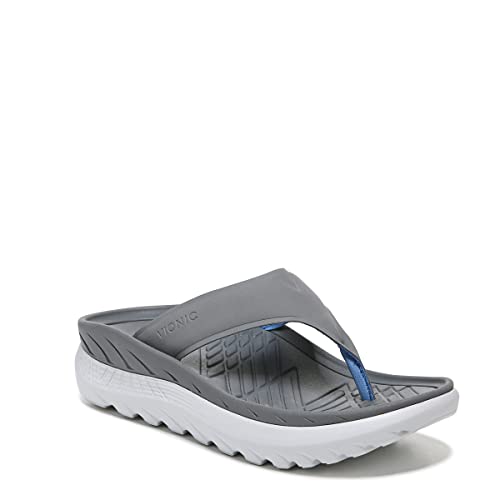 Vionic Damen Restore Leder Charcoal Vapor Sandalen 39 EU von Vionic