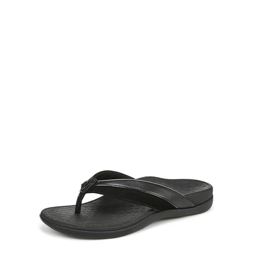 Vionic Damen Shore Flip-Flop, Schwarzes Wildleder, 39 EU von Vionic