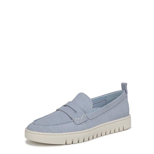 Vionic Damen Uptown Loafer, Blue Mist Wildleder, 10 Wide von Vionic