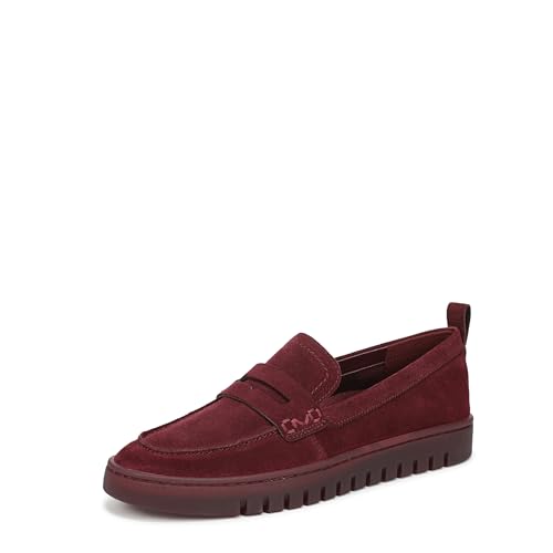 Vionic Damen Uptown Loafer, Cherry Jubilee Suede Leather, 38.5 EU von Vionic