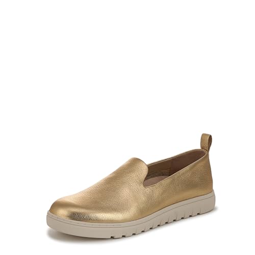 Vionic Damen Uptown Willa Sneaker, Goldfarbenes Metallleder, 38 EU von Vionic