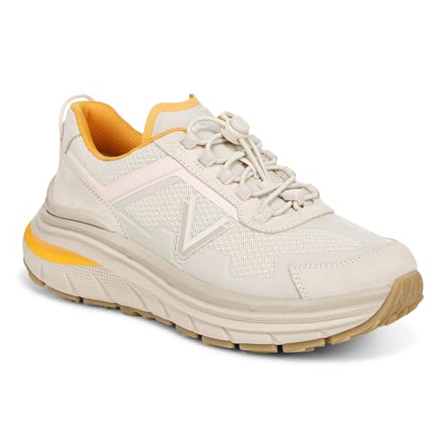 Vionic Damen Walk Max Sierra Oxford, Cream Leather, 40 EU Weit von Vionic