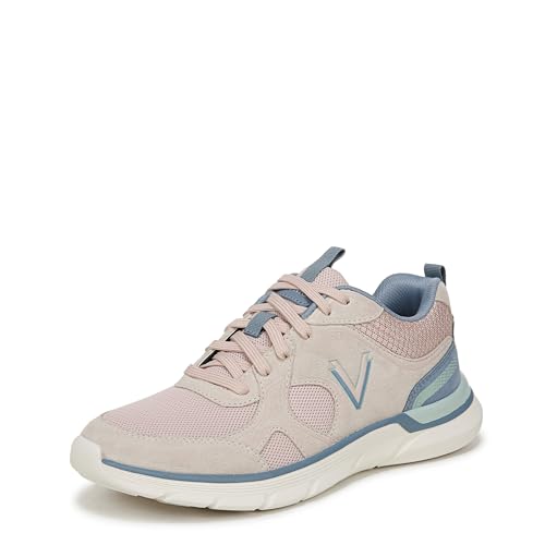 Vionic Damen Walk Parkside Sneaker, Cameo Rose Suede Mesh, 38 EU von Vionic