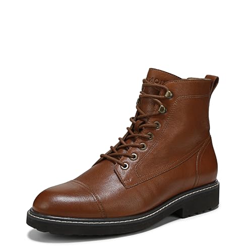 Vionic Herren Livermore Oxford Boot, Tan Leather, 43.5 EU Weit von Vionic