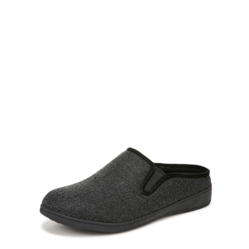 Vionic Herren Unwind Slipper, Schwarzer Filzstoff, 42.5 EU Vionic Herren Unwind Slipper, Schwarzer Filzstoff, 42.5 EU von Vionic