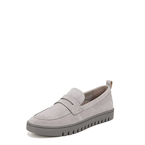 Vionic Journey Uptown Damen-Loafer, unterstützende Wanderschuhe für Fersenschmerzen, Plantarfasziitis, mit orthopädischer Einlegesohle, Fußgewölbeunterstützung, hellgrau, 39 EU von Vionic