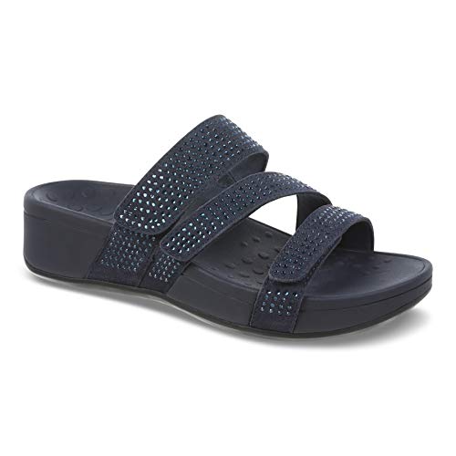 Vionic Pacific Alexis Plateau-Sandale für Damen – verstellbare Riemen, Slide-Sandalen mit Drei-Zonen-Komfort mit verdeckter orthopädischer Einlegesohle, Fußgewölbeunterstützung, Marineblau, 12 Wide Vionic Pacific Alexis Plateau-Sandale für Damen – verstellbare Riemen, Slide-Sandalen mit Drei-Zonen-Komfort mit verdeckter orthopädischer Einlegesohle, Fußgewölbeunterstützung, Marineblau, 12 Wide von Vionic
