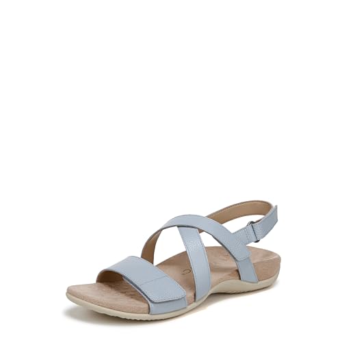 Vionic Raya Slingback Sandalen, Blue Mist Leder, 39 EU Weit Vionic Raya Slingback Sandalen, Blue Mist Leder, 39 EU Weit von Vionic