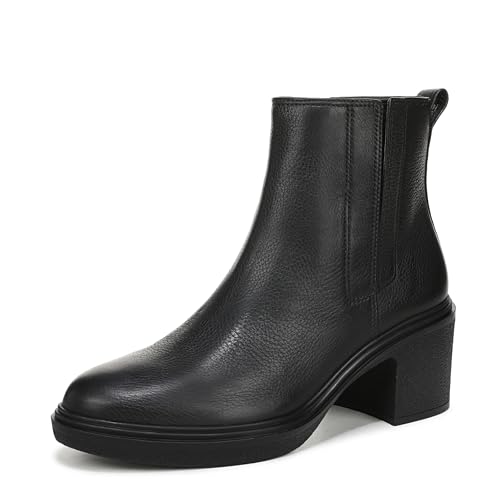 Vionic Savannah Fashion Boot für Damen, getrommeltes Leder, Schwarz, Größe 41 von Vionic