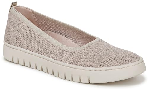 Vionic Women's Uptown Skimmer Knit Ballet Flat, Cameo Rose/Gold Knit Fabric, 40 EU von Vionic