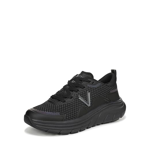 Vionic Walk Max II Damen-Sneaker mit Schnürung, Schwarz gestrickt, 7 UK Wide Vionic Walk Max II Damen-Sneaker mit Schnürung, Schwarz gestrickt, 7 UK Wide von Vionic