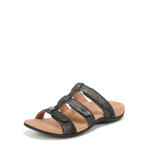 Vionic With Orthaheel Amber Women's Sandal Black Crocodile 7 von Vionic