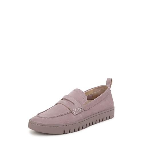 Vionic Women's Uptown Loafer, Magnolia Dusk Grey Waxed Suede, 39 EU von Vionic