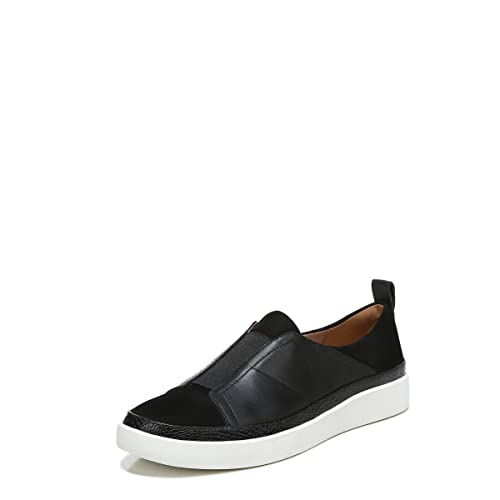 Vionic Damen ZINAH Sneaker, Schwarzes Leder, 37 EU von Vionic