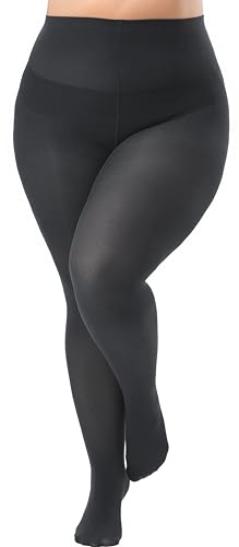 Viozocy Strumpfhosen Damen Große Größen, Elastische Hohe Taile Langlebig Strumpfhose, Weich Semi-Blickdichte Plus Größen Feinstrumpfhose XL 2XL 3XL 4XL, Dunkelgrau 3XL Viozocy Strumpfhosen Damen Große Größen, Elastische Hohe Taile Langlebig Strumpfhose, Weich Semi-Blickdichte Plus Größen Feinstrumpfhose XL 2XL 3XL 4XL, Dunkelgrau 3XL von Viozocy