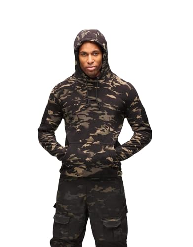 Viper TACTICAL - Herren Fleece-Kapuzenpullover - V-Cam Schwarz - L von Viper TACTICAL