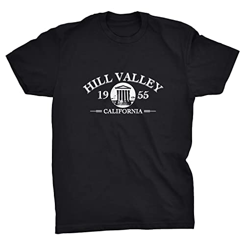 Hill Valley 1955 Back to The Future inspiriertes T-Shirt, Schwarz , XL von Viper