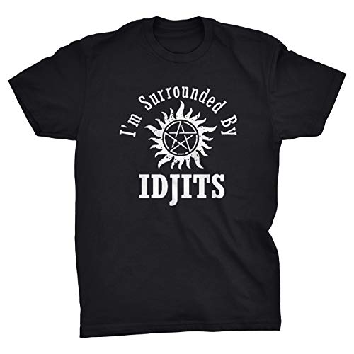 I'm Surrounded by Idjits Supernatural T-Shirt (Black, M) von Viper