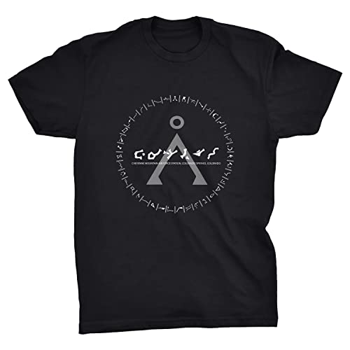 Viper Klassisches Stargate Earth Symbol Home T-Shirt, Schwarz , XXL von Viper