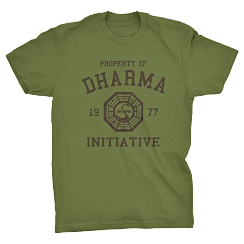 Viper Property of Dharma Initiative 1977 Lost T-Shirt, olivgrün, M von Viper