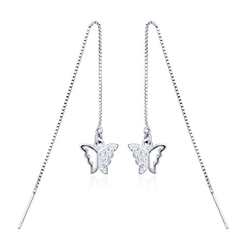 Damen Ohrringe Durchzieher Schmetterling echt Sterlingsilber 925 Damen Ohrringe Durchzieher Schmetterling echt Sterlingsilber 925 von Vipfashion797