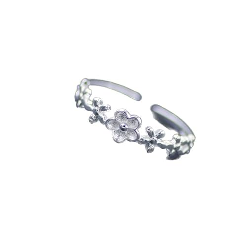 Vipfashion797 Blumenring 925 Silber – Verstellbarer 48-52 Damenring mit floralem Design Vipfashion797 Blumenring 925 Silber – Verstellbarer 48-52 Damenring mit floralem Design von Vipfashion797