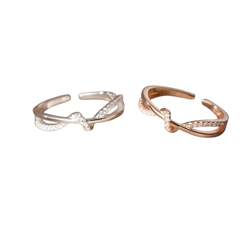 Vipfashion797 Damenring aus Silber 925 mit Zirkonia und Kreuz-Design – Verstellbarer Ring in Roségold oder Silber – Moderner, funkelnder Schmuck für Alltag und Anlass Vipfashion797 Damenring aus Silber 925 mit Zirkonia und Kreuz-Design – Verstellbarer Ring in Roségold oder Silber – Moderner, funkelnder Schmuck für Alltag und Anlass von Vipfashion797