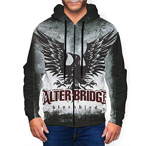 Viplili Alter Bri-dge Black-Bird Man Hoodie Pullover Langarm Sweatshirt Hoody Jacke, Schwarz , XXL von Viplili
