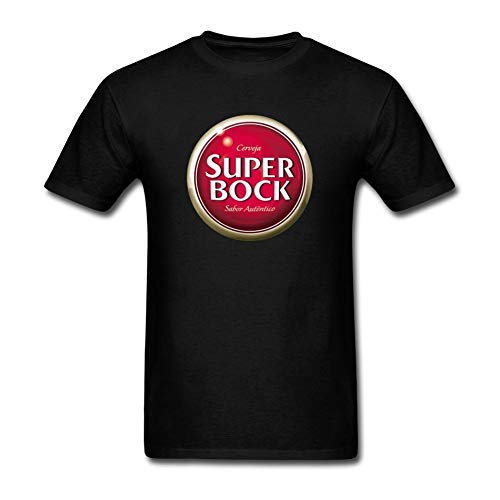 Viplili Super Bock Beer Logo T-Shirt für Herren, Schwarz , XL Viplili Super Bock Beer Logo T-Shirt für Herren, Schwarz , XL von Viplili