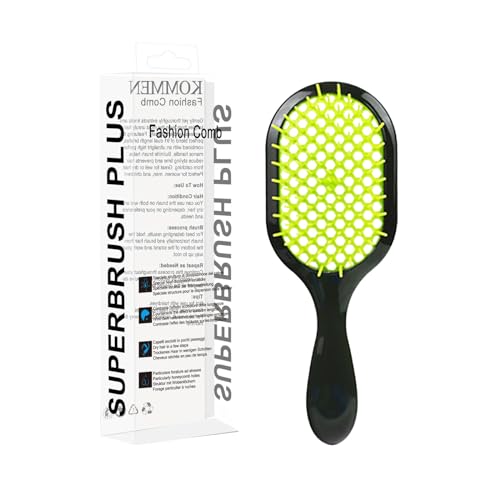 Bio Haarbürste, Haarbürste ohne Ziepen für Damen, Herren & Kinder, Kopfhaut Massagebürste, Brush für trockenes & nasses Haar, Entwirrbürste auch für Locken & Lange Haare, Für jeden Haar Typ, 1 Stück von Vipomkowa