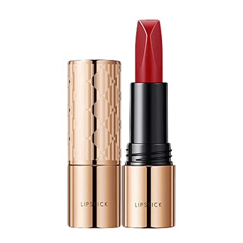 Festes Parfüm Damen mit samtigem Finish, der nicht verschmiert oder abfärbt Kussechter Lippenstift Glänzend (A, One Size) von Vipomkowa