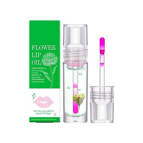 Lippenpflege Männer 3,8 ml Lip Öl Transparent Du Du Lip Glas Lip Film Zrun Ändern Farbe Ändern Lip Glasur geschenk Für Frauen Lippenpflege Männer (Green, One Size) von Vipomkowa