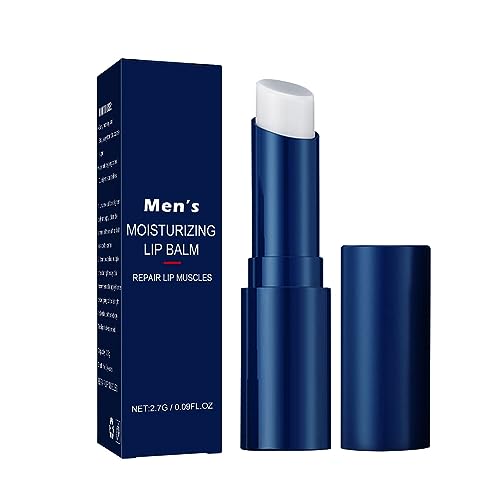 Lippenpflege Naturkosmetik Mit Farbe Herren-Lippenstift spendet abgestorbener Hauthaut Feuchtigkeit und versorgt die Lippen mit Feuchtigkeit, 27 ml Buttersäure Kaufen (Blue, One Size) von Vipomkowa