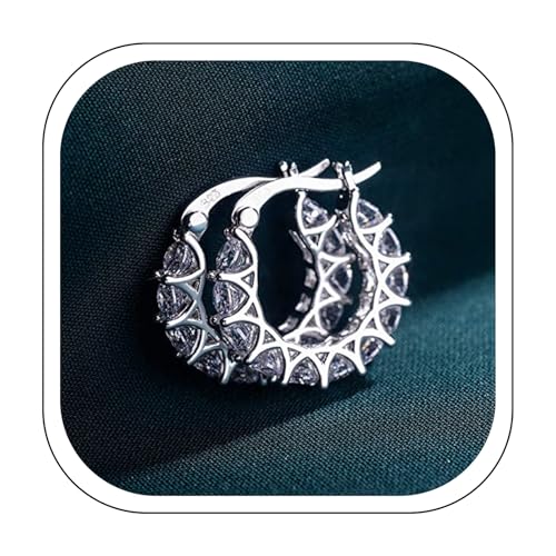 Ohrringe Silber 925 Creolen,14K Vergoldet Ohrstecker Schmuck, Geschenk für Frauen Freundin Mama Ohrringe Silber 925 Creolen,14K Vergoldet Ohrstecker Schmuck, Geschenk für Frauen Freundin Mama von Vipomkowa