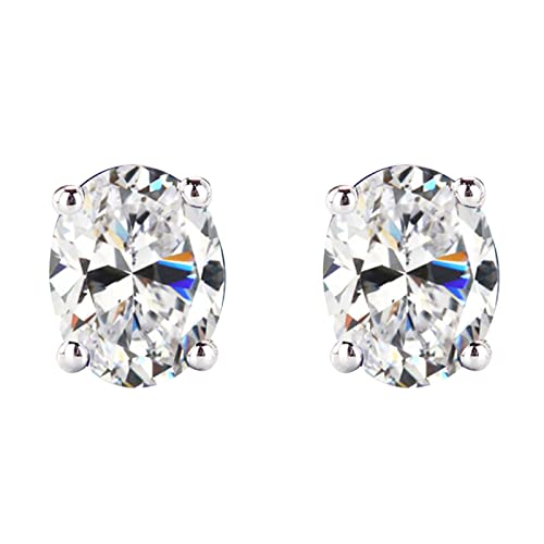 Ohrstecker Silber 925,Ohrringe Silber Geburtsstein, Ovalschliff Echt Edelstein,Schmuck Geschenk für Frauen Ohrstecker Silber 925,Ohrringe Silber Geburtsstein, Ovalschliff Echt Edelstein,Schmuck Geschenk für Frauen von Vipomkowa