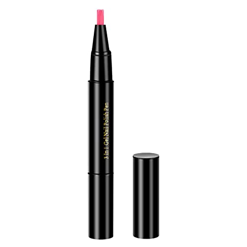 Pinsel Für Groß Step Nail Gel Pen Pencil Nail Gel Oil No und Topcoat erforderlich für weibliche Mädchen 2ML Set Pinsel (R, One Size) von Vipomkowa