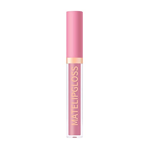 Roter Lippenstift Langanhaltend Makeup Pigmentierter langanhaltender Lipgloss Velvet Waterproofs Lip Makeup Geschenk für Mädchen und Frauen Produkte Beauty (D, A) von Vipomkowa