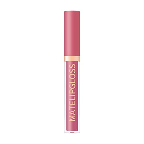 Roter Lippenstift Langanhaltend Makeup Pigmentierter langanhaltender Lipgloss Velvet Waterproofs Lip Makeup Geschenk für Mädchen und Frauen Produkte Beauty (H, A) von Vipomkowa