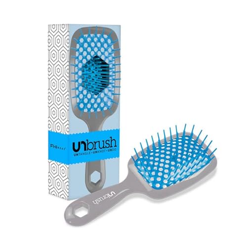 𝗨𝗻𝗯𝗿𝘂𝘀𝗵 Bio Haarbürste, Haarbürste ohne Ziepen für Damen, Herren, Kopfhaut Massagebürste, Brush für trockenes & nasses Haar, Entwirrbürste auch für Locken & Lange Haare, Für jeden Haar Typ von Vipomkowa