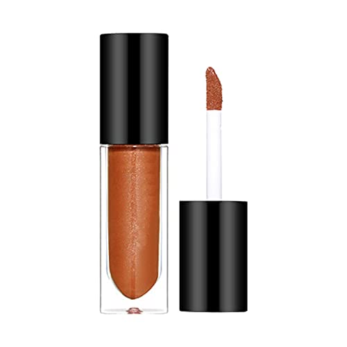 Weihnachtskalender Für Kosmetik Stick Cup Lip Glaze Lip Glaze Perlglanz-glänzender Lipgloss-Lippenstift Lippenstift Kussecht Wischfest (G, One Size) von Vipomkowa