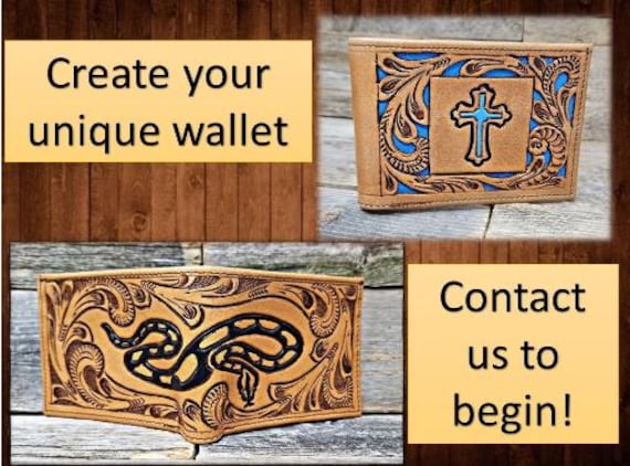 Individuell Punzierte Ledergeldbörse, Fügen Sie Ihr Logo Hinzu Individuell Punzierte Ledergeldbörse, Fügen Sie Ihr Logo Hinzu von VirginiaFeans