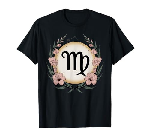 Jungfrau Geschenk für Frauen Sternbild Astrologie Sternzeichen T-Shirt von Virgo Store