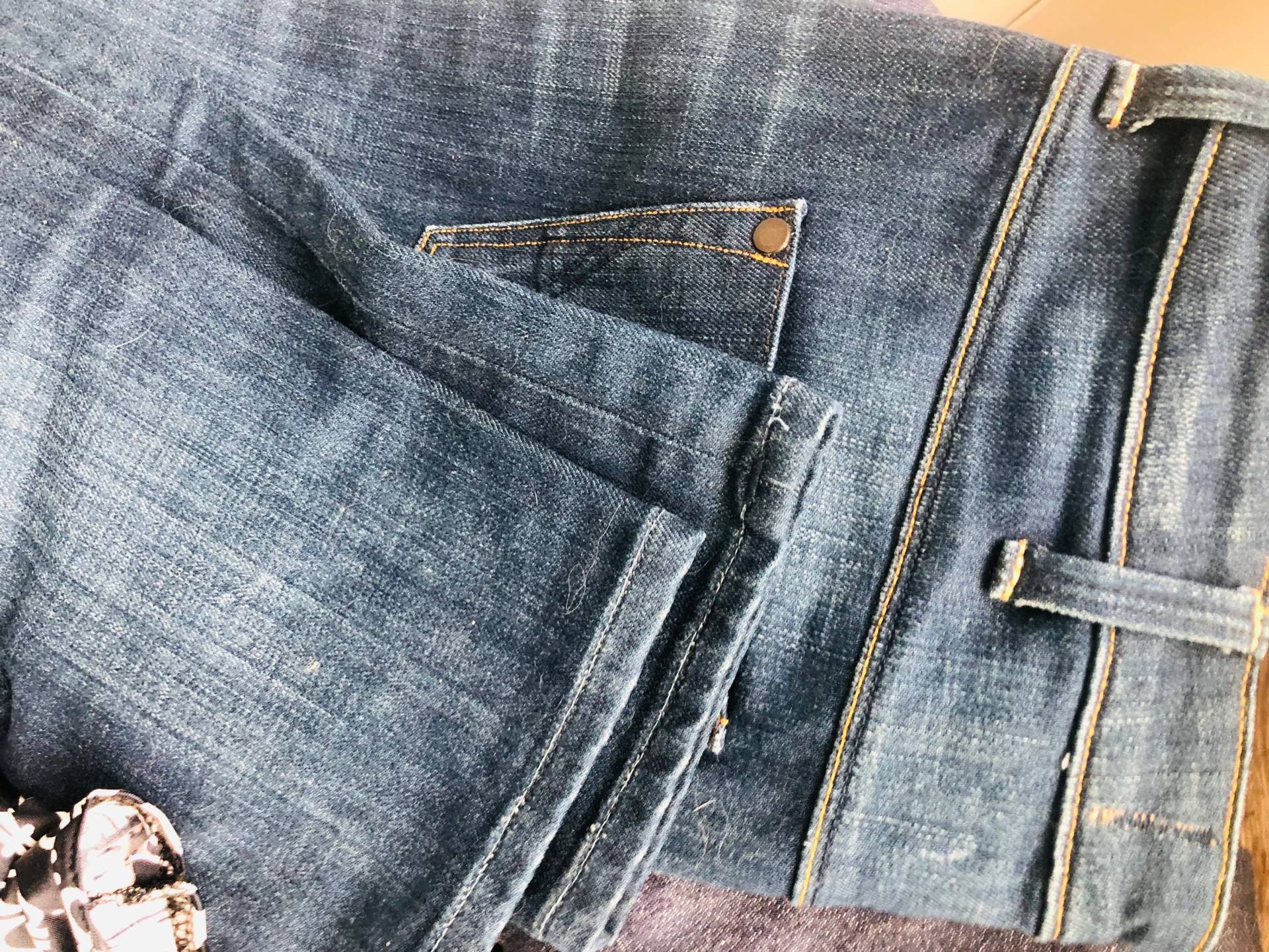 Jeans Mittelblau Dehnbar 27 von VirtageVintage