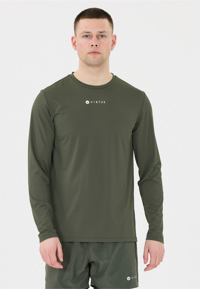 Virtus Langarmshirt Roger V2 mit praktischer Quick-Dry-Funktion von Virtus