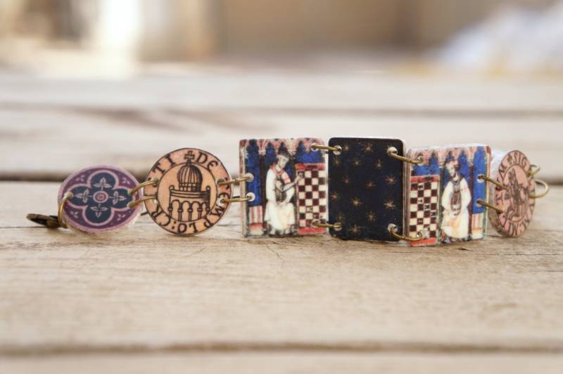 Ritter Tempelritter Armband, Schacharmband, Masonic Kreuzritter, Brettspiel Schmuck, Ritter, Freimaurer Schach Geschenk Ritter Tempelritter Armband, Schacharmband, Masonic Kreuzritter, Brettspiel Schmuck, Ritter, Freimaurer Schach Geschenk von VirtusFormae