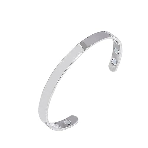 Damen Wechseljahre, Magnetringe Damen, Magnetring Wechseljahre, Reduziert Stress& Angstgefühle Verbessert dieSchlafqualität (Armband-Silber) von VisBeaut