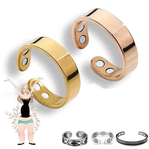 Damen Wechseljahre, Magnetringe Damen, Magnetring Wechseljahre, Reduziert Stress& Angstgefühle Verbessert dieSchlafqualität (Ring-C+D) von VisBeaut