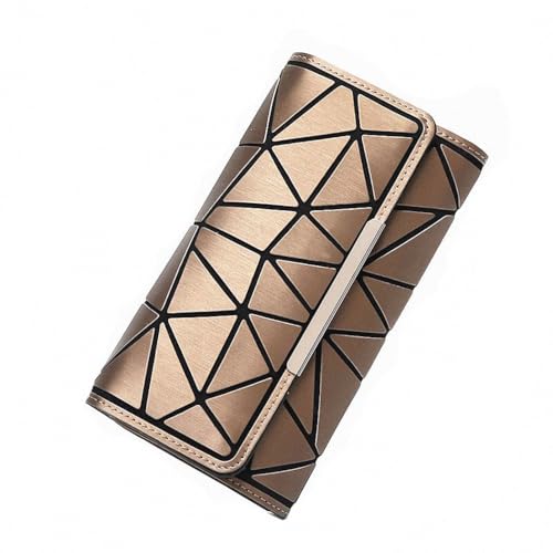 VisBeaut Handtasche mit geometrischem Gittermuster und Tragegriff für Damen, matte Tragetasche, Handtasche, geometrische Schultertasche (Style 24) von VisBeaut