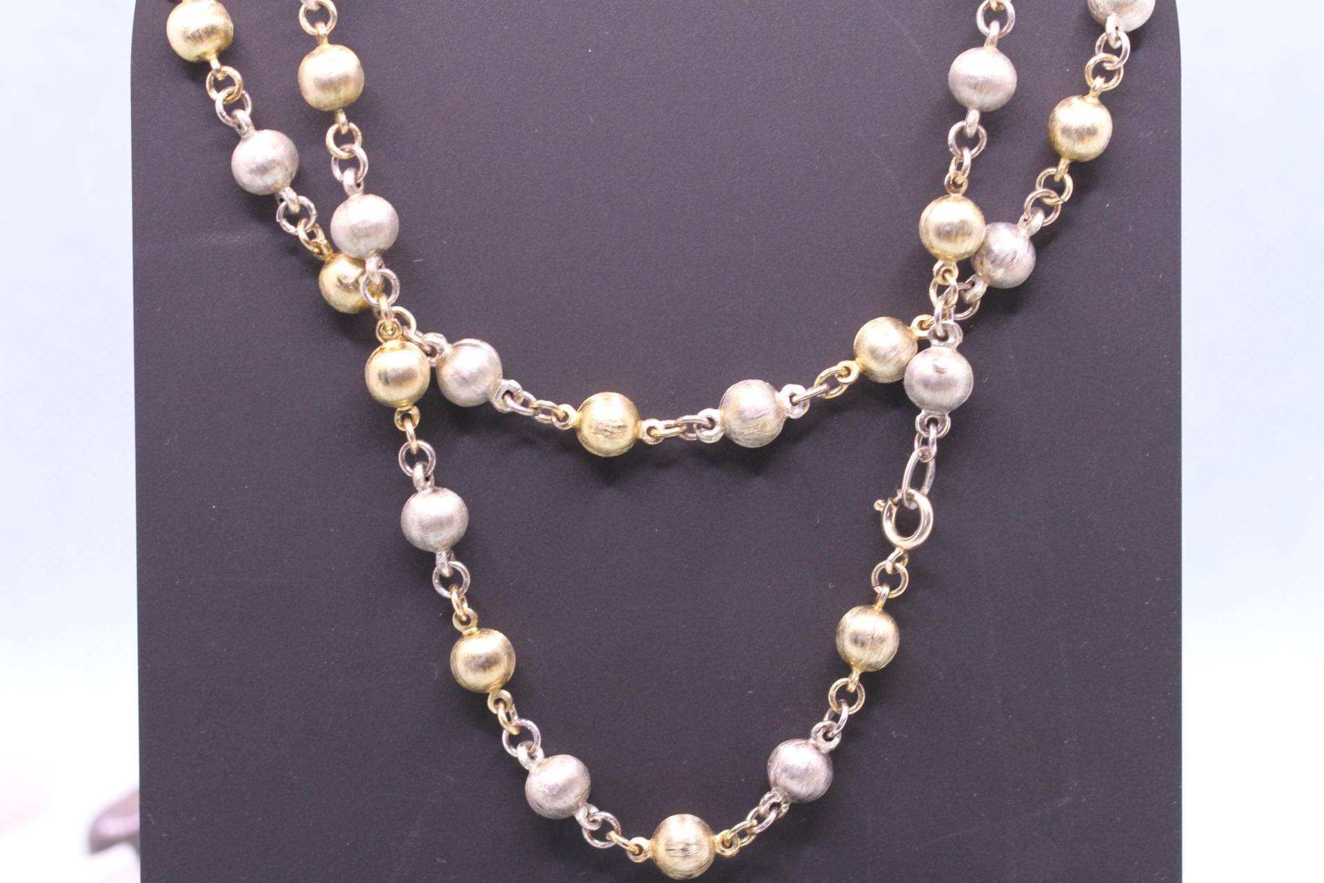 Massive Vintage Kette, 82 cm, 835 Silber von ViselaJewelry